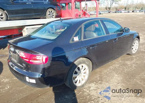 2014 Audi A4 2.0T Premium z USA, uszkodzony, nr VIN WAUBFAFL6EN028844